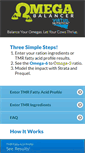 Mobile Screenshot of omegabalancer.com