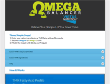 Tablet Screenshot of omegabalancer.com